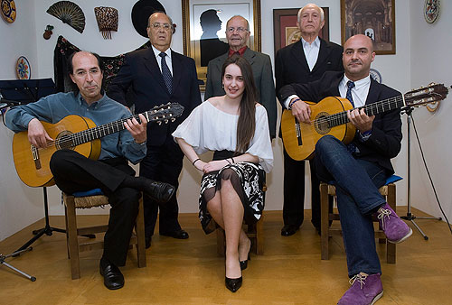 Belén Vega y Rafael López Recio en el Rincón flamenco