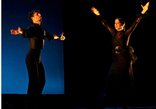 Jesús Carmona, en la Bienal de Flamenco. Foto: Antonio Acedo.