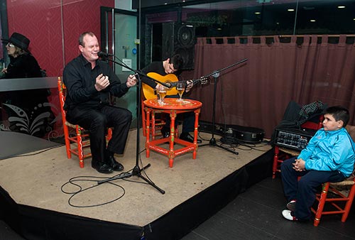 Recital de cante de Francisco Javier Romero 'Soniquete' en la Peña Amigos del Tío Paco.Foto: Toni Blanco.