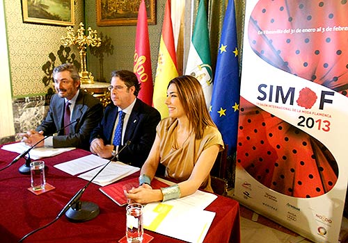 Presentación del Salón Internacional de la Moda Flamenca Simof 2013.