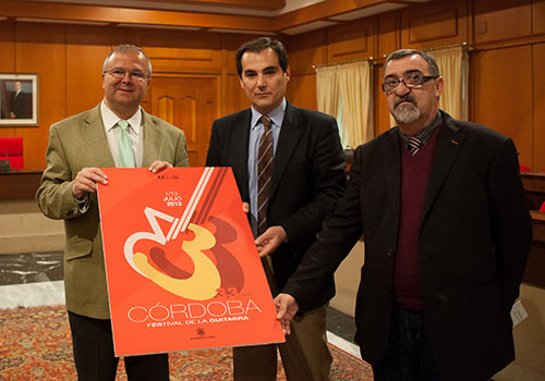 Presentación de la programación de conciertos del Festival de la Guitarra de Córdoba 2013. Foto: Miguel Valverde