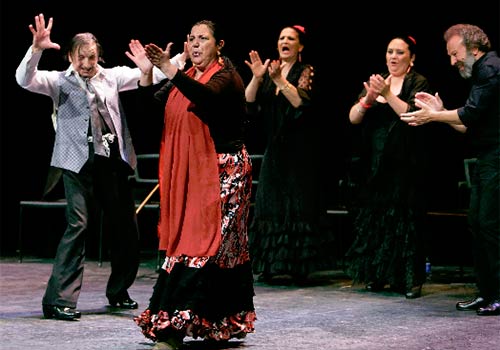 Espectáculo 'Cumbre Flamenca' en los Jueves Flamencos de Cajasol. Foto: Jaime Martínez.