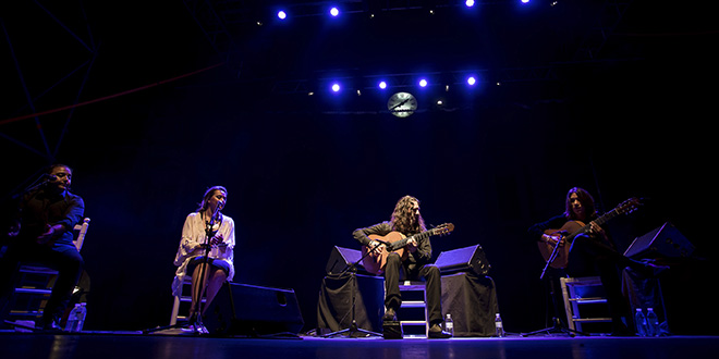 Tomatito ofreció un concierto en la Plaza de La Corredera. Foto: Miguel Valverde. 