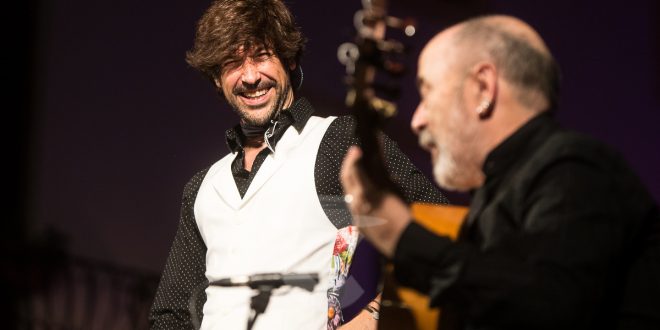 Manuel Lombo y Rafael Rodríguez. Noche Blanca del Flamenco 2017. Foto: M. Valverde.