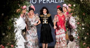 Rocío Peralta presenta su nueva colección de trajes de flamenca en We love Flamenco 2018. Moda Flamenca.
