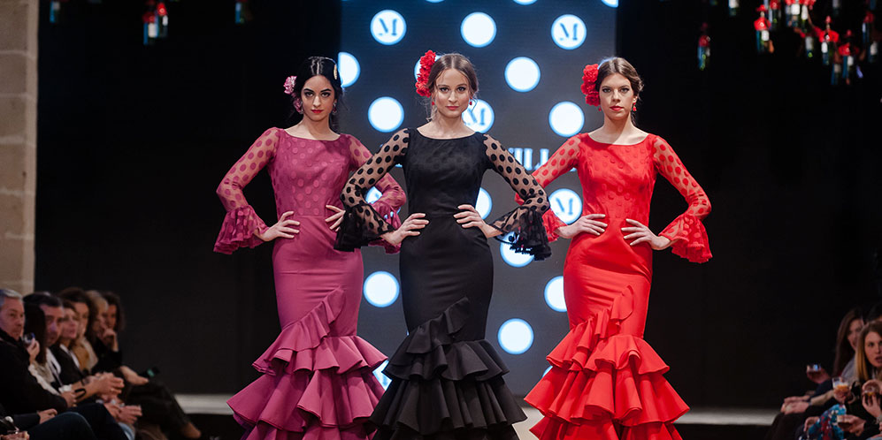 Pasarela Flamenca Jerez 2018. Micaela Villa | Moda Flamenca