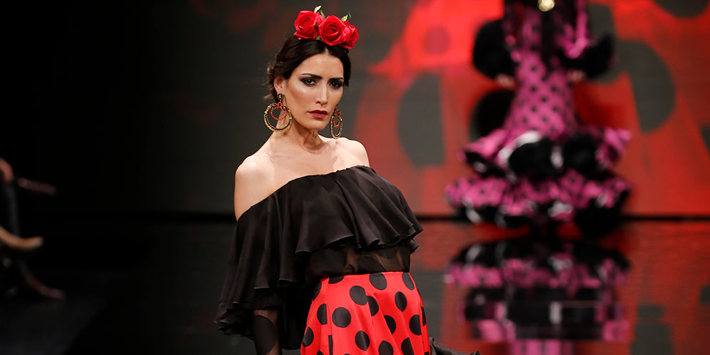 Trajes de flamenca en Simof 2018 - Hermanas Serrano - Moda Flamenca 2018 -