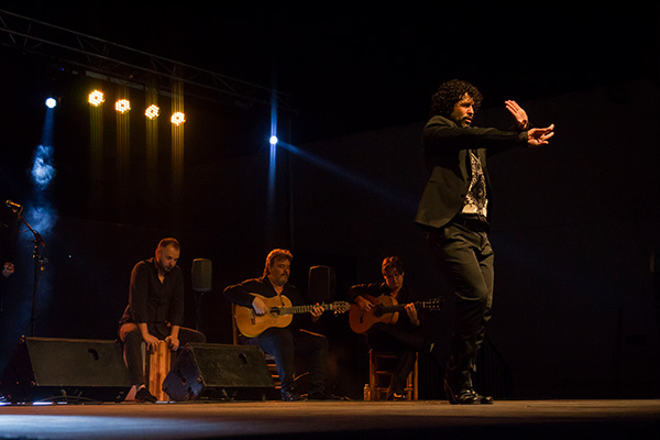 Rafael del Pino 'Keko', en Patio de San Basilio. Foto: Victoria Montaño. - Noche Blanca del Flamenco 2018