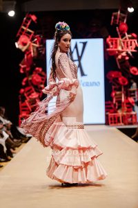 Pasarela Flamenca de Jerez 2019. Ángeles Verano. Moda Flamenca