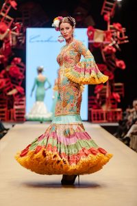 Pasarela Flamenca de Jerez 2019. Carolina López. Moda Flamenca