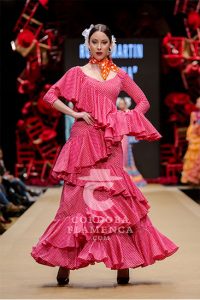 Pasarela Flamenca de Jerez 2019. Rocío Martín 'Degitana'. Moda Flamenca