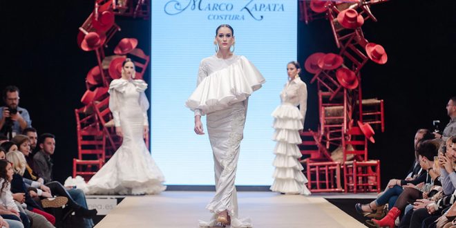 Pasarela Flamenca de jerez 2019. Marco Zapata. Moda Flamenca