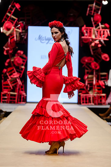 ética Frenesí Guante Pasarela Flamenca de Jerez 2019. Maruja Lunares | Moda Flamenca