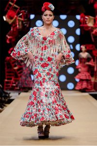 Pasarela Flamenca Jerez 2019. Micaela Villa. Moda Flamenca