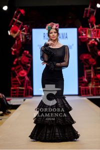 Pasarela Flamenca de Jerez 2019. Rocío Lama. Moda Flamenca