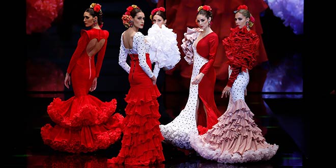 Simof 2019. Verónica de la Vega. Moda Flamenca