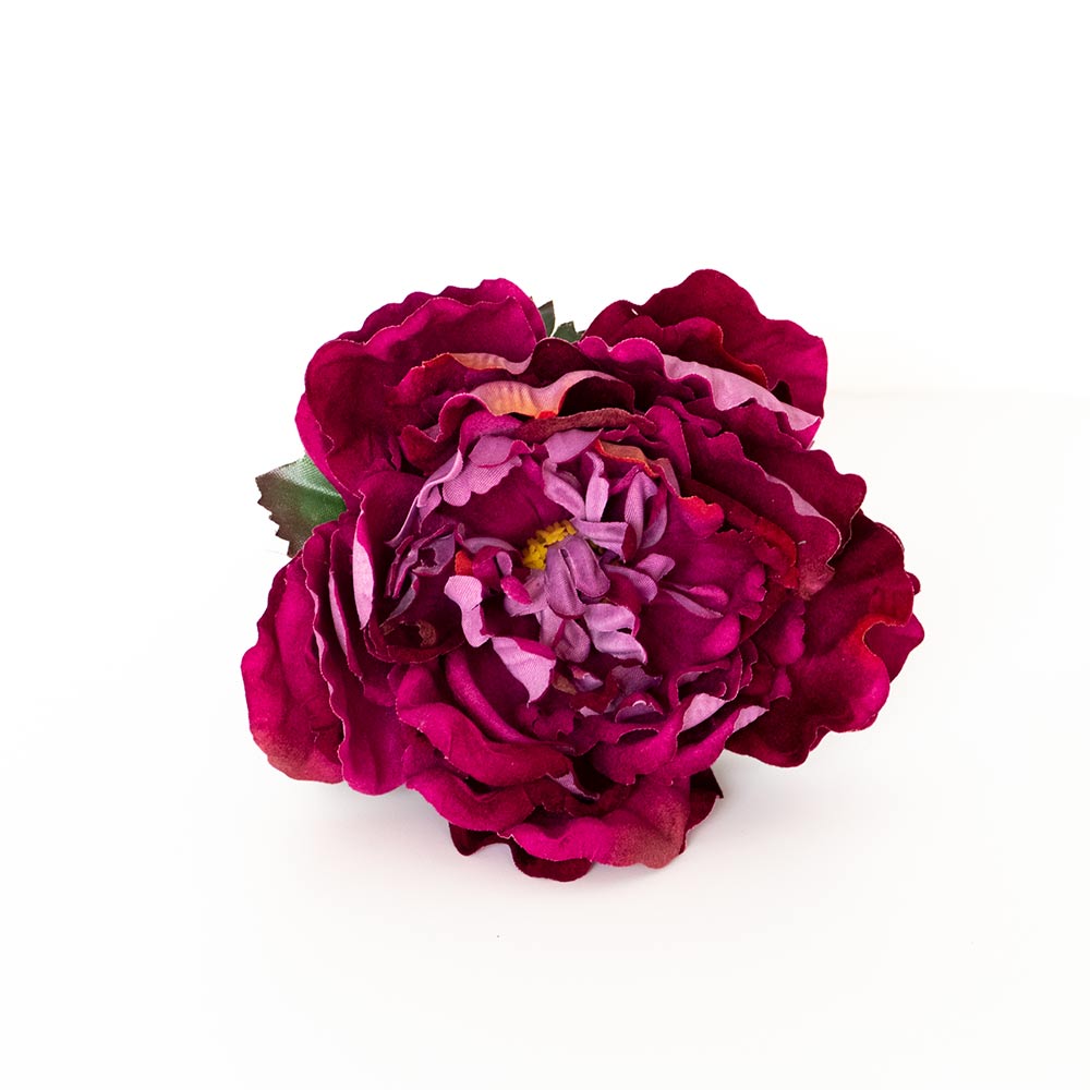 Flor de flamenca peonia terciopelo | Complementos de flamenca