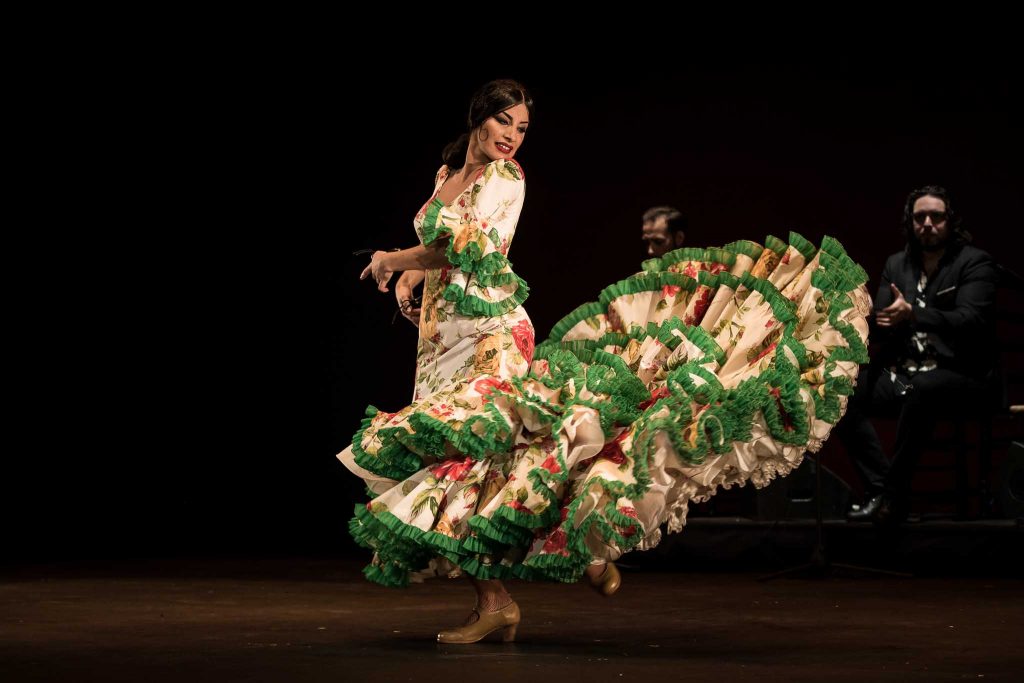 La bailaora Águeda Saavedra, en la final del Concurso Nacional de Arte Flamenco de Córdoba 2019. Foto: M. Valverde.