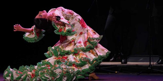 Actuación de la bailaora Águeda Saavedra, en la fase clasificatoria del XXII Concurso Nacional de Arte Flamenco de Córdoba. Foto: IMAE.