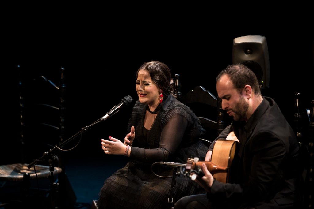 La cantaora Rocío Belén, en la final del Concurso Nacional de Arte Flamenco de Córdoba 2019. Foto: M. Valverde.