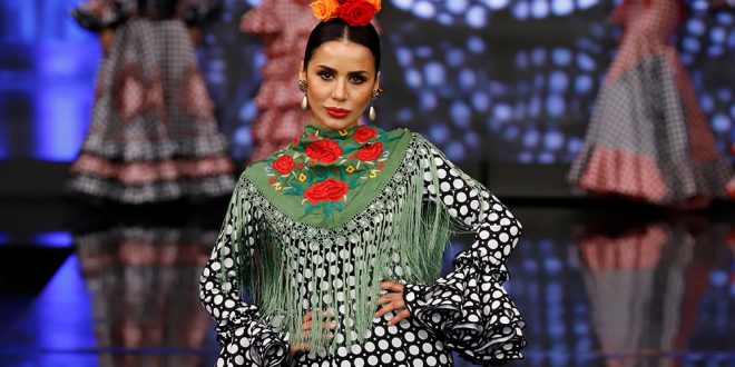 Nueva colección de trajes de flamenca de Pilar Vera en Simof 2020. Fotos: Chema Soler.