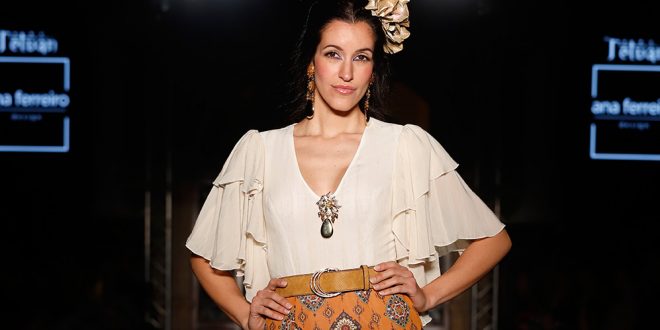 Nueva colección de moda flamenca de Ana Ferreiro en We love Flamenco 2020. Foto: Chema Soler.