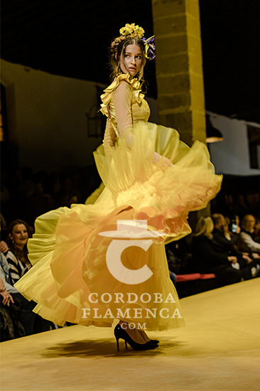 Nueva colección de trajes de flamenca de la firma Flamenka en la Pasarela Flamenca de Jerez 2020. Foto: Christian Cantizano.