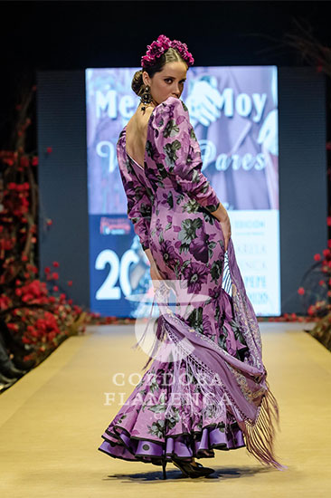 Nueva colección de trajes de flamenca de Merche Moy en la Pasarela Flamenca de Jerez 2020. Foto: Christian Cantizano.