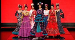 Nueva colección de trajes de flamenca de Atelier Rima en Simof. Foto: Chema Soler.