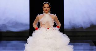 Nueva colección de trajes de flamenca de F de Fran en Simof 2020. Foto: Chema Soler.