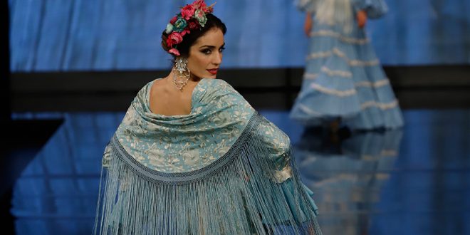 Nueva colección de trajes de flamenca de Loli Vera en Simof 2020. Foto: Chema Soler.