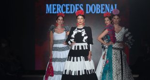 We love flamenco 2022. Mercedes Dobenal. Trajes de flamenca y complementos. Moda flamenca.