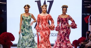 Pasarela Flamenca de Jerez 2022. Ángeles Verano. Moda flamenca. Trajes de Flamenca y Complementos.