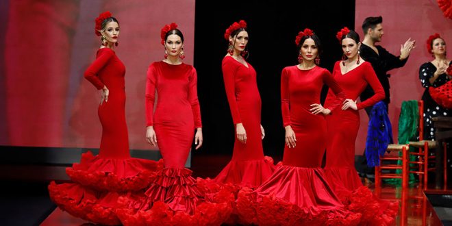 Simof 2022. Alejandro Santizo. Moda flamenca. Trajes de flamenca y complementos.