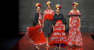 Simof 2022. Leticia Lorenzo. Moda flamenca. Trajes de flamenca y complementos.