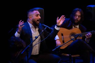 Rafa del Calli, en la fase final del XXIII Concurso Nacional de Arte Flamenco.