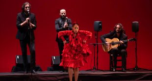 Irene Rueda, en la fase final del XXIII Concurso Nacional de Arte Flamenco.