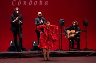 Irene Rueda, en la fase final del XXIII Concurso Nacional de Arte Flamenco.