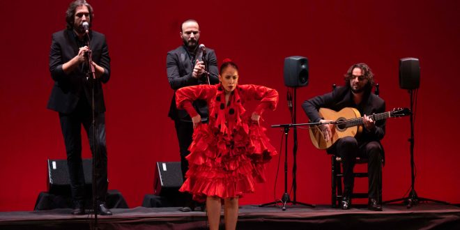 Irene Rueda, en la fase final del XXIII Concurso Nacional de Arte Flamenco.