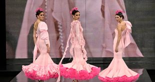 De lunares y volantes. Simof 2023. Moda flamenca. Trajes de flamenca y complementos.