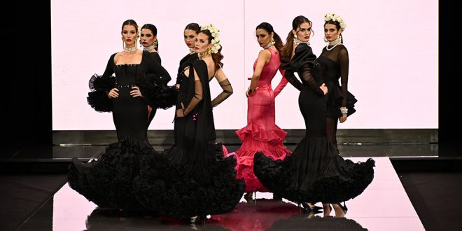 Sara Sanabria. Simof 2023. Moda flamenca. Trajes de flamenca y complementos.