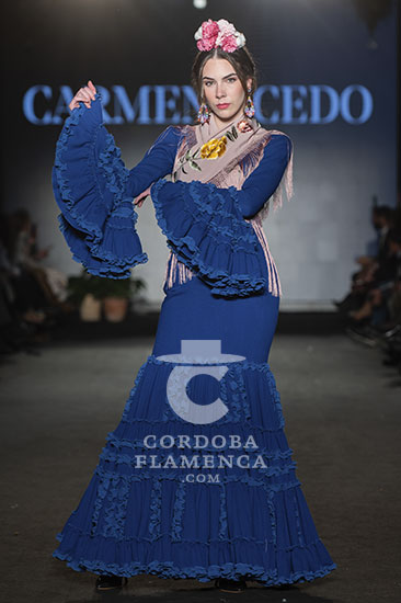 We love flamenco 2023. Carmen Acedo. Moda flamenca. Trajes de flamenca y complementos.