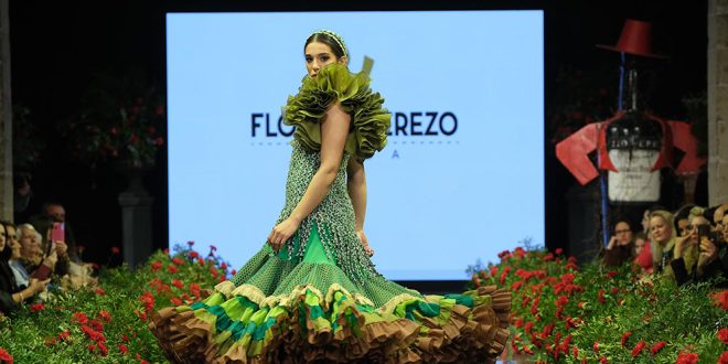 Flor de Cerezo. Pasarela Flamenca de Jerez 2023. Moda flamenca. Trajes de flamenca y complementos.