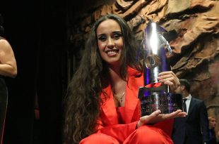 Rocío Luna, ganadora de la Lámpara Minera de La Unión.