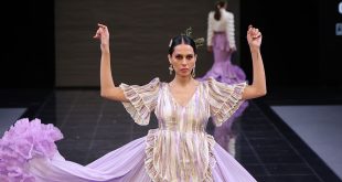 Simof 2024. María Amador. Moda flamenca. Trajes de Flamenca. Complementos de Flamenca