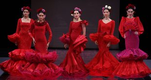 Simof 2024. Yolanda Rivas. Moda flamenca. Trajes de Flamenca. Complementos de Flamenca