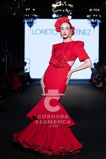 WLF 2024. Loreto Martínez. Moda flamenca. Trajes de flamenca. Complementos de flamenca.