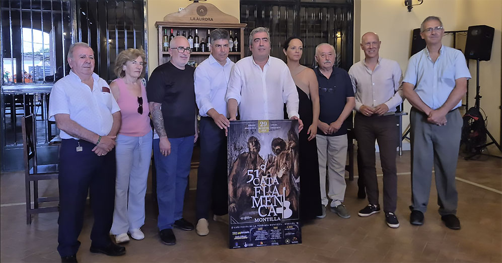 Acto de presentación de la cata flamenca de Montilla.